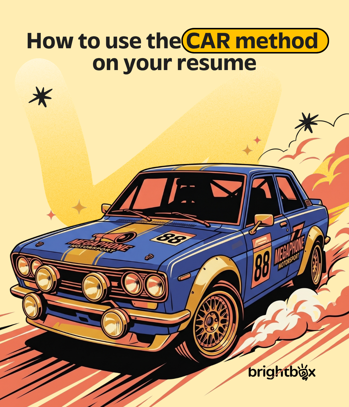 Brightbox LinkedIn post, how to use the CAR method on your resume